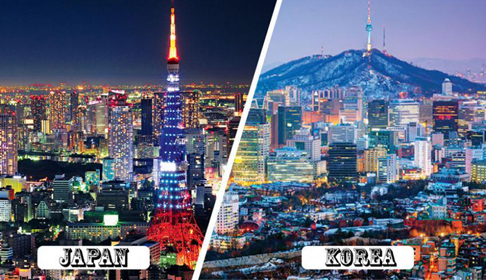 Nên đi du lịch Nhật Bản hay Hàn Quốc?