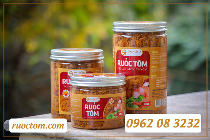 Ruốc tôm Dasavina dai dai, đậm vị, hương thơm nồng nàn thấm đượm trong từng sợi ruốc, chắc chắn chỉ một lần thưởng thức bạn sẽ không thể quên được.